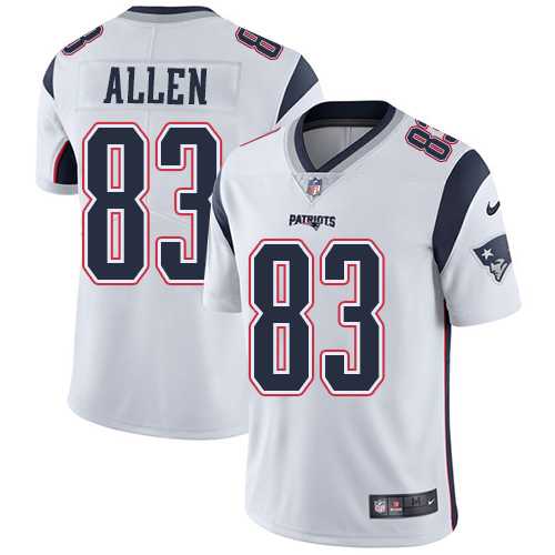 Nike New England Patriots #83 Dwayne Allen White NFL Vapor Untouchable Limited Jersey,We sell and wholesale Nike New England Patriots #83 Dwayne Allen White NFL Vapor Untouchable Limited Jersey on line form chian!